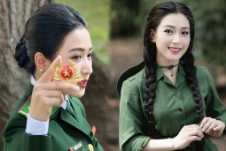 Gặp lại thượng úy xinh đẹp khiến dân mạng xôn xao