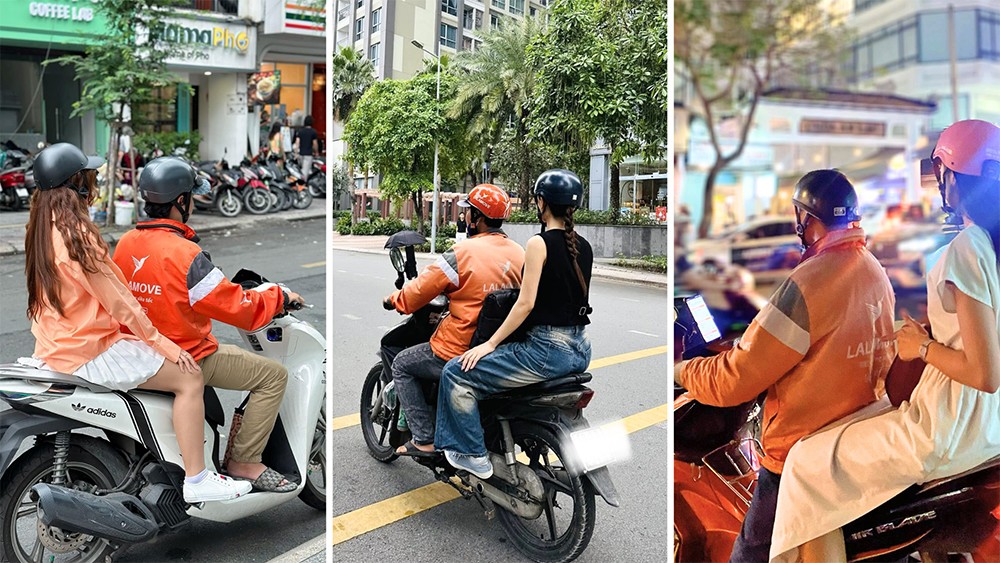 Khách hàng trải nghiệm dịch vụ đưa đón xe công nghệ mới ra mắt của Lalamove
