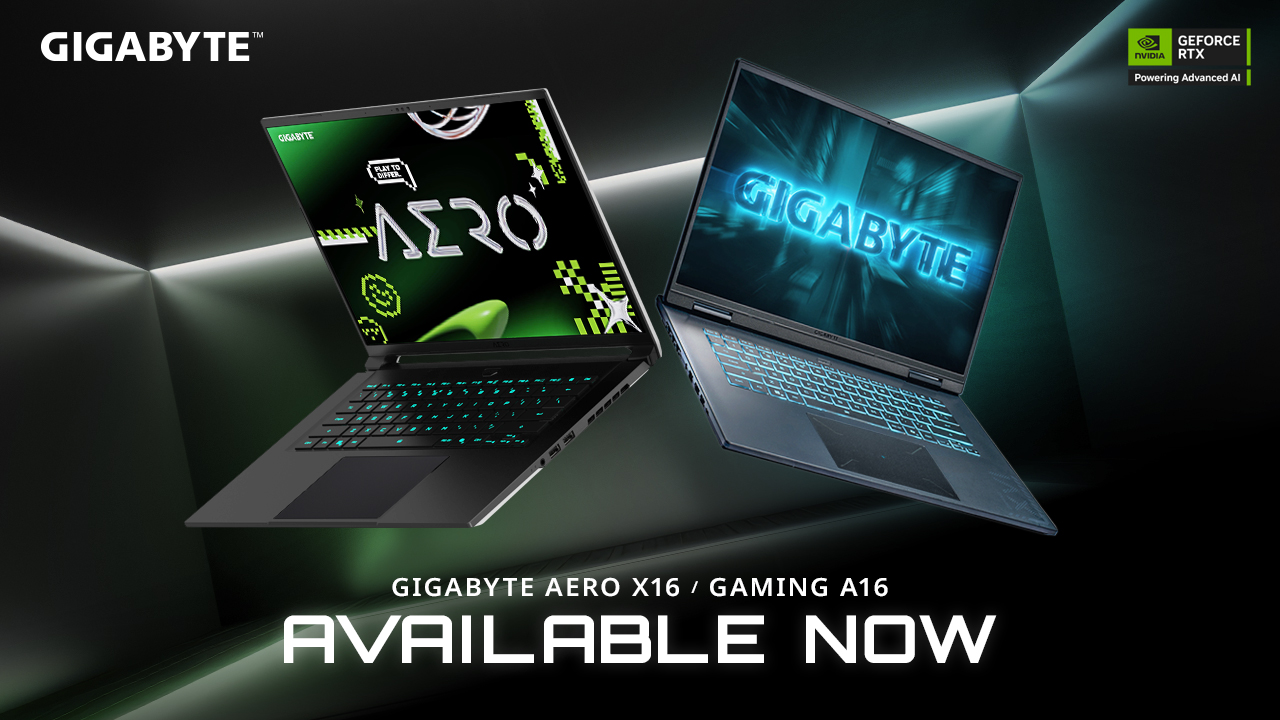 GIGABYTE ra mắt bộ đôi laptop AI – GIGABYTE AERO X16 và GIGABYTE GAMING A16 - 1