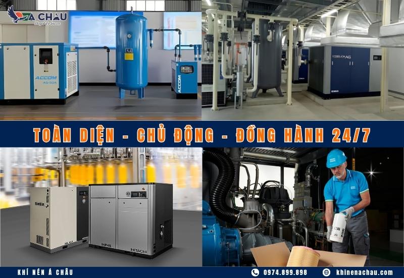 Dịch vụ kỹ thuật chuyên nghiệp của Khí nén Á Châu