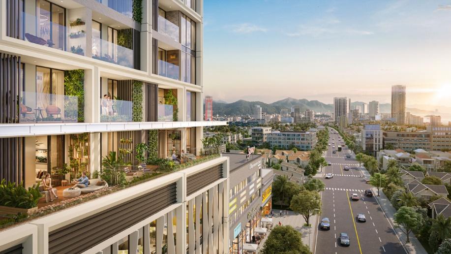 Chỉ 256 căn hộ phiên bản giới hạn được kiến tạo trong một tòa tháp (Ảnh phối cảnh minh họa: Sun Property)