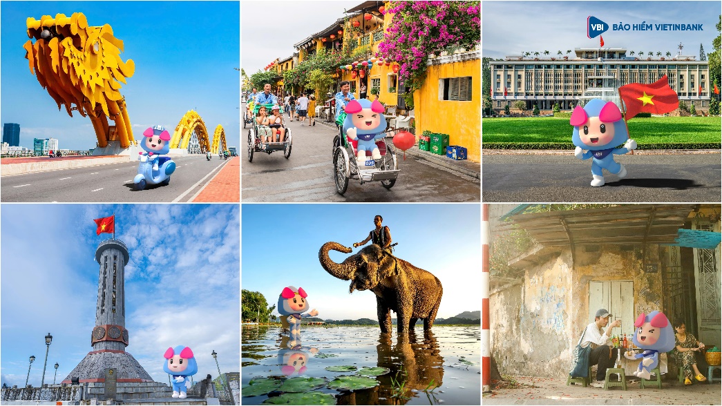 Bảo hiểm VietinBank đưa mascot Vibie “đi muôn nơi” - 1