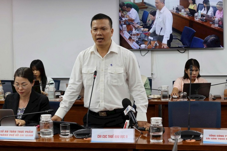 Ông Nguyễn Hoa Bắc, Trưởng Phòng Thuế cá nhân, hộ kinh doanh và thu khác, Chi cục Thuế khu vực II. Ảnh: Xuân Thiện - TTBC.