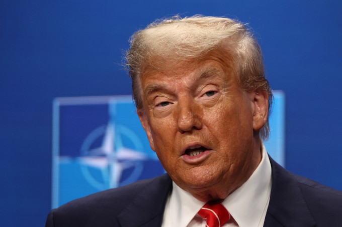 Tổng thống Mỹ Donald Trump tại The Hague, Hà Lan ngày 25/6. Ảnh: AFP