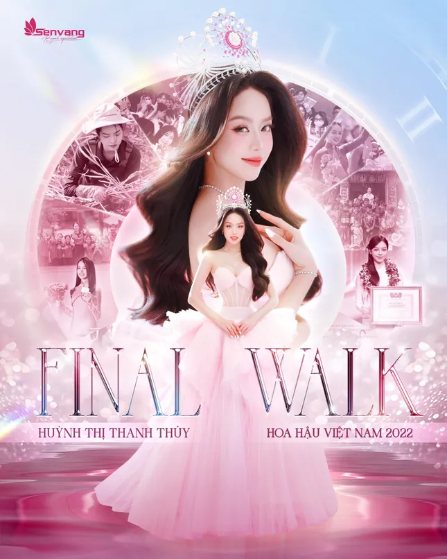 Hoa hậu Thanh Thủy sẽ có màn final walk trong đêm Chung kết tới đây. Nàng hậu đã tiết lộ trang phục mình sẽ mặc trong màn trình diễn đầy ý nghĩa này và netizen đang nóng lòng được xem Thanh Thủy lộng lẫy như công chúa trong bộ váy bồng bềnh màu hồng.