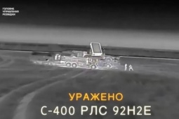 Ukraine công bố video UAV tập kích hệ thống phòng không S-400 của Nga ở Crimea