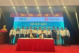 Onsen Fuji và BIDV Hà Nội ký kết hợp tác phát triển Khu đô thị nghỉ dưỡng cao cấp Costa Hà Tĩnh