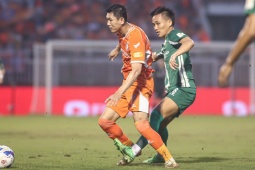 Video bóng đá Đà Nẵng - Bình Phước: Công Phượng nỗ lực, người hùng Bùi Tiến Dũng (Playoff V-League)