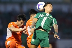 Trực tiếp bóng đá Đà Nẵng - Bình Phước: Bùi Tiến Dũng cứu thua xuất thần (Playoff V-League)