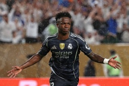 Vinicius bùng nổ ghi 1 bàn - 1 kiến tạo cho Real Madrid, sánh ngang Gareth Bale