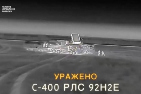 Ukraine công bố video UAV tập kích hệ thống phòng không S-400 của Nga ở Crimea
