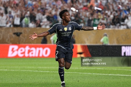 Bùng nổ Vinicius ghi 1 bàn - 1 kiến tạo cho Real Madrid, sánh ngang Gareth Bale