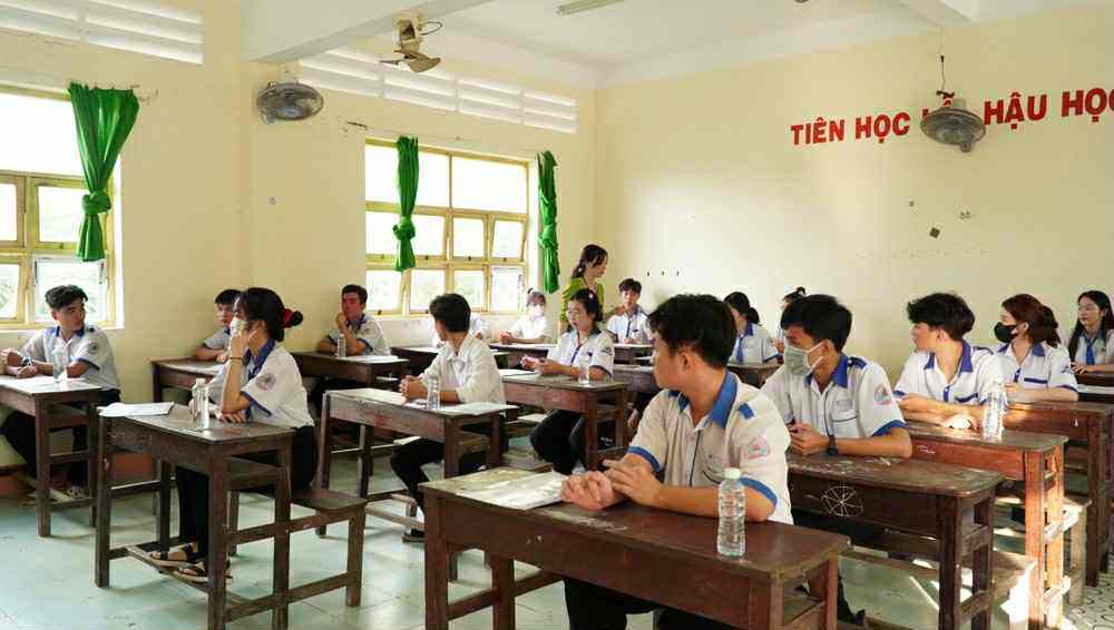 Thí sinh dự thi tốt nghiệp năm 2025. (Ảnh: TP).