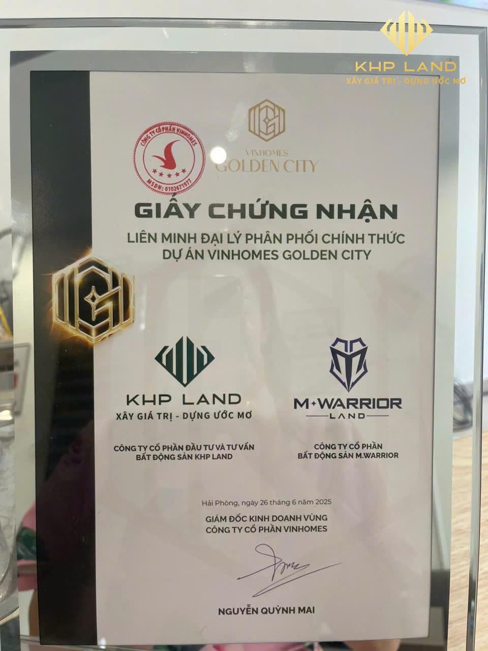 KHP Land được Vinhomes chọn là “F1” phân phối chiến lược Vinhomes Golden City Hải Phòng - 2