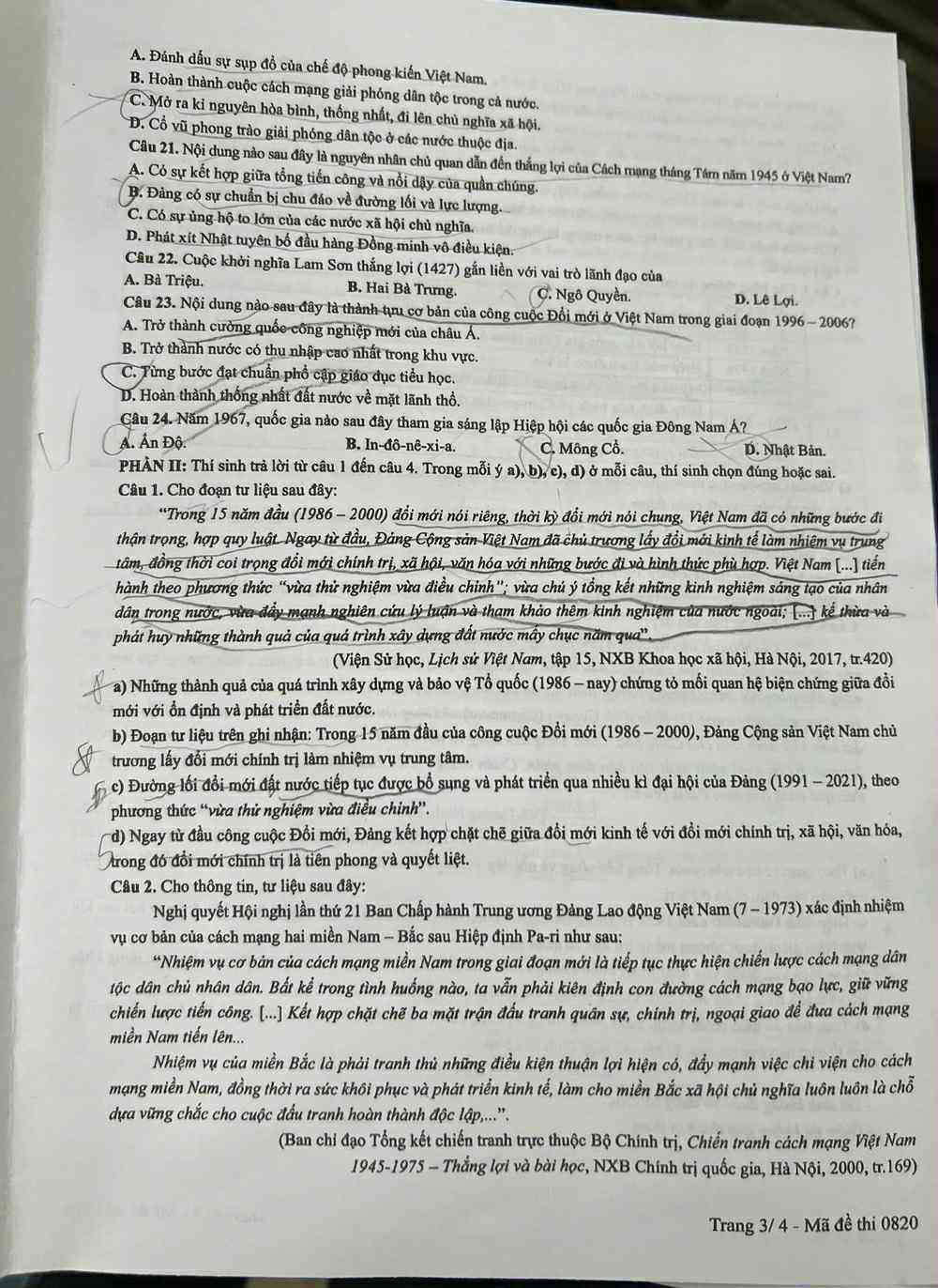 Vỡ òa cảm xúc kết thúc thi theo chương trình mới, cập nhật giải đề - 15