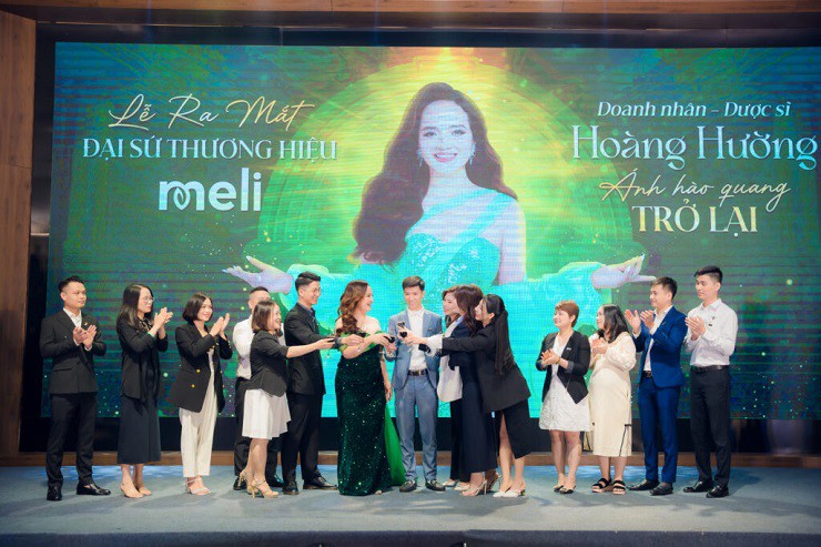 Hoàng Hường là đại sứ thương hiệu Meli. Ảnh: Meliphar