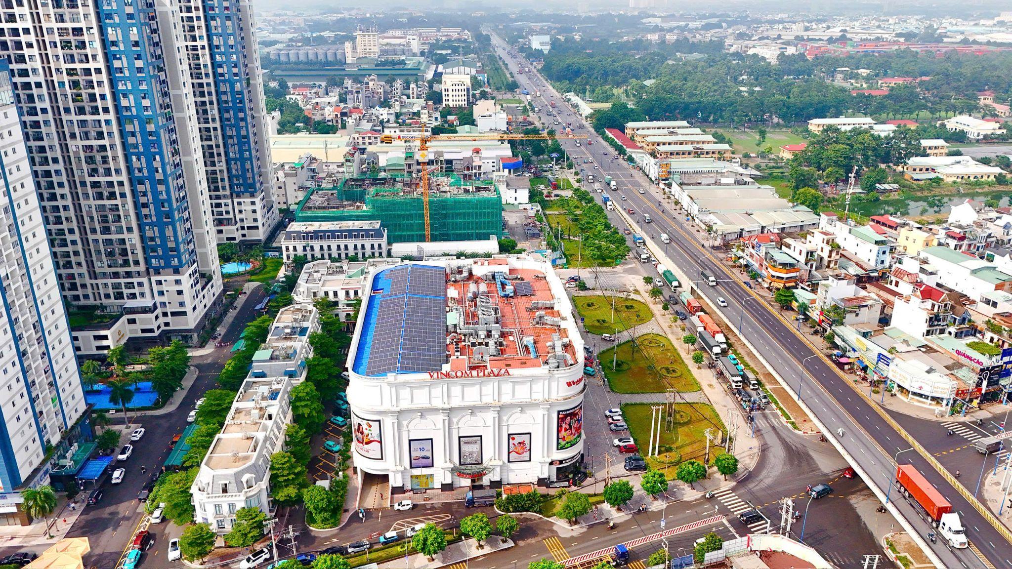 TP Dĩ An đoạn cầu vượt ngã tư 550
