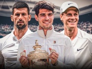Bốc thăm phân nhánh Wimbledon 2025: Djokovic - Sinner hẹn nhau bán kết, Alcaraz dễ thở