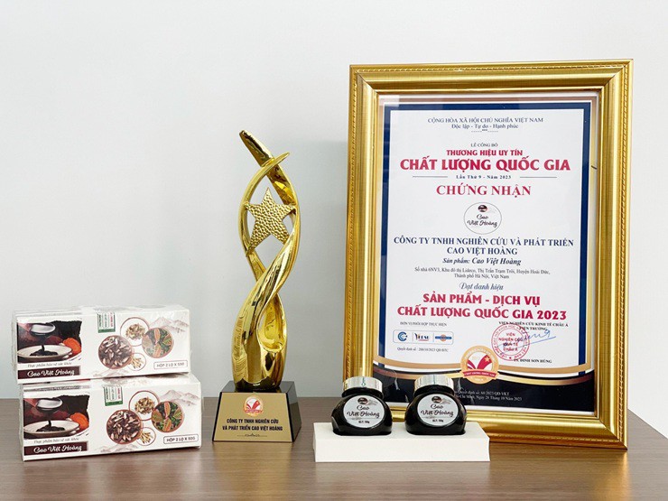 Đáng chú ý sản phẩm này còn được vinh danh là sản phẩm - dịch vụ chất lượng quốc gia 2023