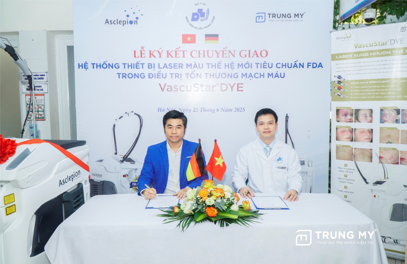 Bệnh viện Da liễu Trung Ương tiếp nhận Công nghệ laser mạch máu VascuStarDYE thế hệ mới nhất - 1