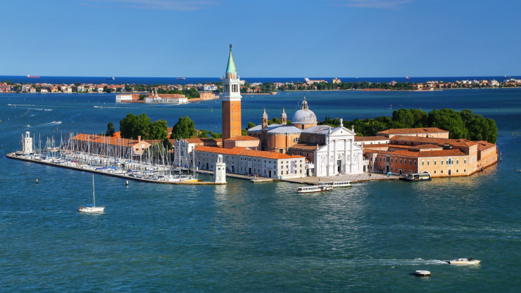 Toàn cảnh đảo&nbsp;San Giorgio Maggiore&nbsp;(Ảnh: Discover Italy)