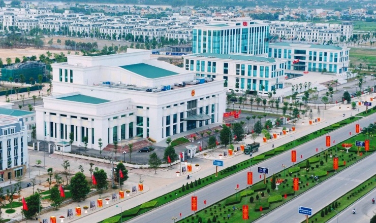 Trụ sở làm việc của phường Hạc Thành là Trung tâm hành chính TP Thanh Hóa. Ảnh: UBND TP Thanh Hóa