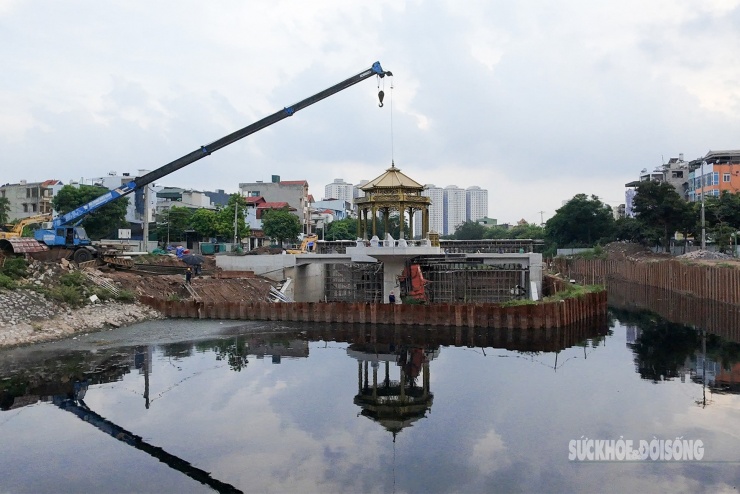 Kiến trúc lạ mắt của đập tràn giữ nước đầu tiên trên sông Tô Lịch - 8