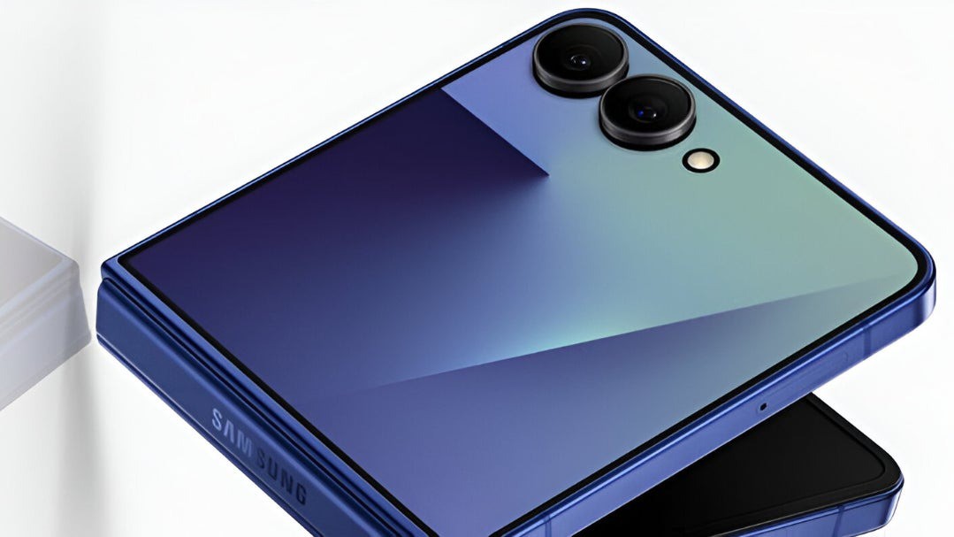 Hình ảnh kết xuất mới của Galaxy Z Flip 7.