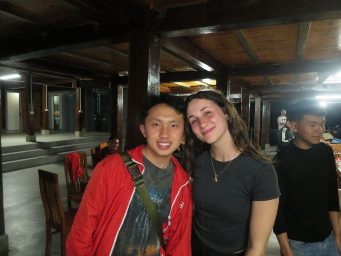 Katrina Audet và bạn trai trong lần đầu gặp nhau ở Hà Giang. Ảnh: Nhân vật cung cấp
