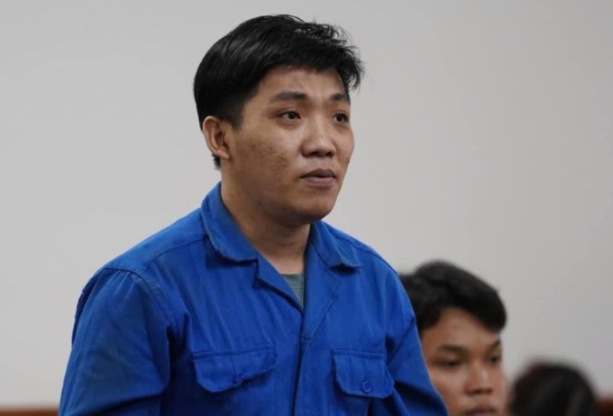 Đỗ Minh Tân tại phiên tòa chiều 27/6. Ảnh: Thái Hà