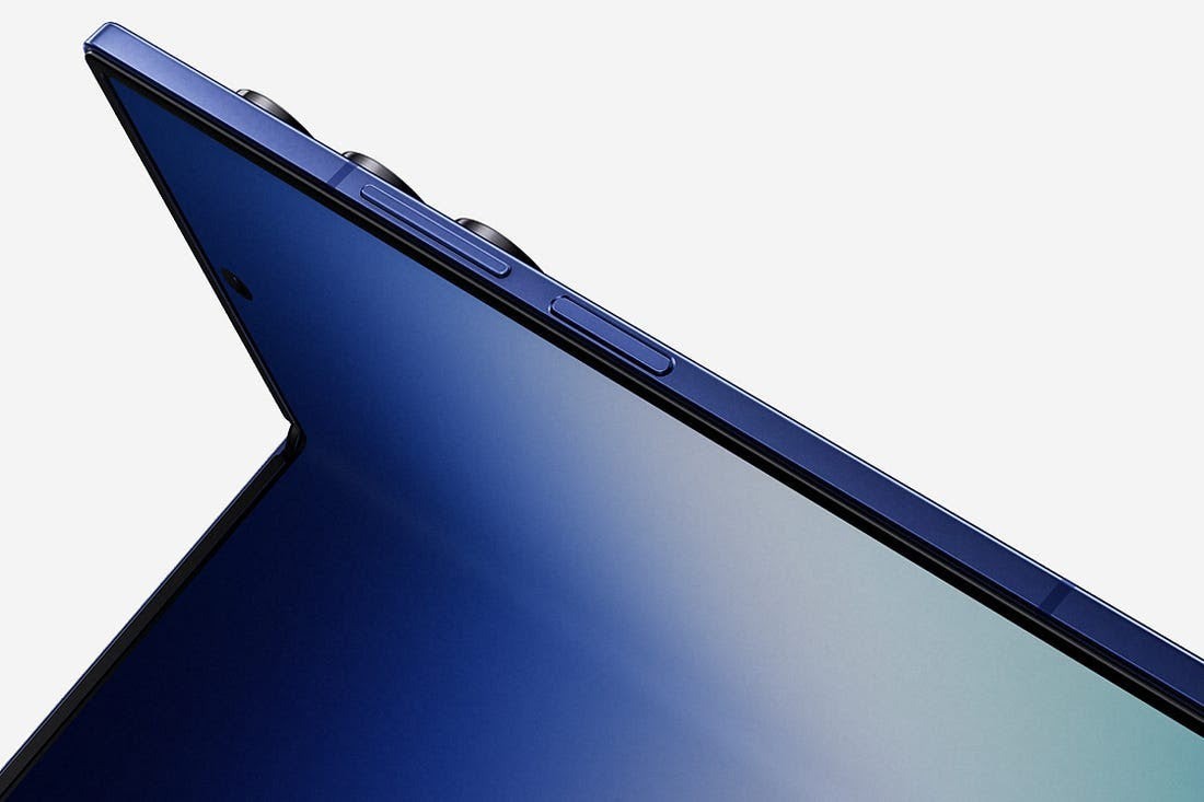 Thiết kế cạnh bên siêu mỏng của Galaxy Z Fold 7.