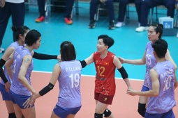 Trực tiếp bóng chuyền ĐT nữ Việt Nam - Australia: Tấn công không ngừng nghỉ, nỗ lực set 2 (VTV Cup)