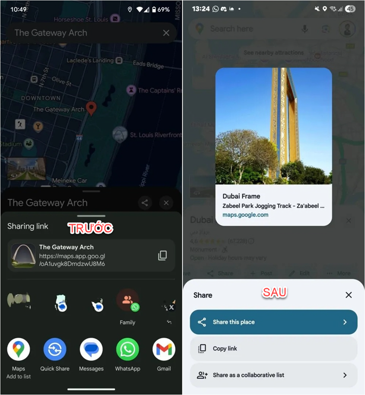 Gmail thay đổi giao diện chia sẻ khiến người dùng bối rối.