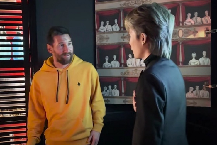 Hình ảnh Jack gặp gỡ Messi