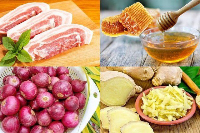 Một số nguyên liệu để làm thịt xá xíu.
