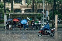 Miền Bắc mưa lớn toàn vùng