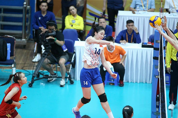 Trực tiếp bóng chuyền nữ U21 Việt Nam - Korabelka: Thể lực suy giảm, set 3 chóng vánh (Kết thúc) - 4