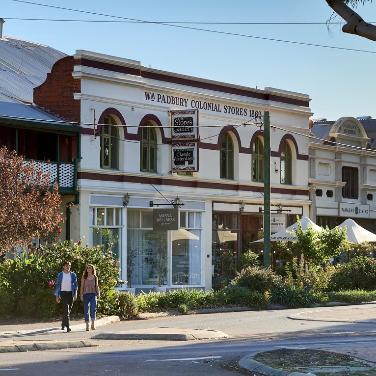Thị trấn Guildford với vẻ đẹp cổ kính, hoài niệm. Ảnh: Swanvalley.com.au.
