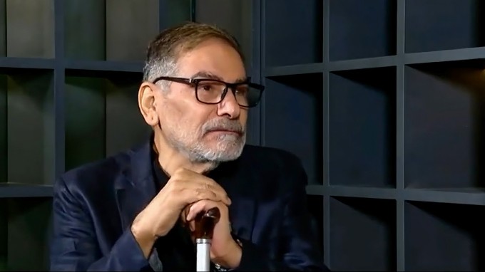 Ông Ali Shamkhani trong cuộc phỏng vấn trên truyền hình Iran ngày 28/6. Ảnh: Kurdistan24