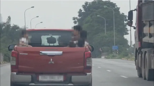 Hình ảnh người dân ghi lại.