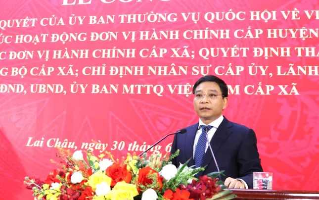 Ông Nguyễn Văn Thắng, Bộ trưởng Bộ Tài chính phát biểu. Ảnh: Nguyễn Chanh