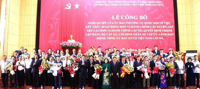 Toàn tỉnh Lai Châu đã hoàn tất việc sắp xếp 106 đơn vị hành chính cấp xã, phường, thị trấn thành 38 đơn vị hành chính mới. Ảnh: Nguyễn Chanh.