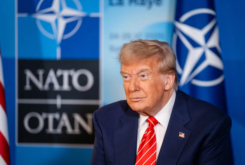 Tổng thống Mỹ Donald Trump tại Hội nghị Thượng đỉnh NATO 2025. Ảnh: NATO