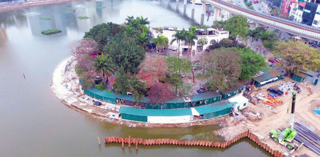 Sẽ thu hồi toàn bộ diện tích bán đảo hồ Đống Đa để thực hiện cải tạo