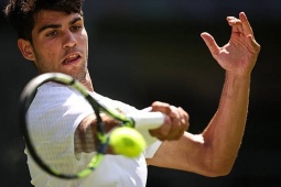 Video tennis Alcaraz - Fognini:  " Vua "  Alcaraz chật vật với đối thủ 38 tuổi (Wimbledon)