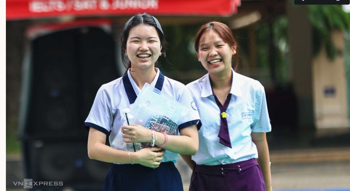 Thí sinh TP HCM thi tốt nghiệp THPT 2025. Ảnh:&nbsp;Quỳnh Trần