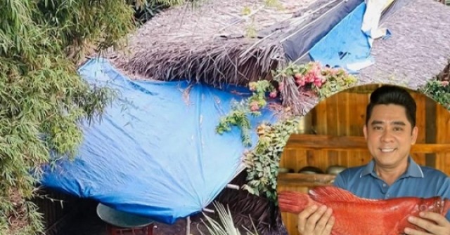 Huỳnh Anh Tuấn phá dỡ nhà chòi bị ngập nước, tố...