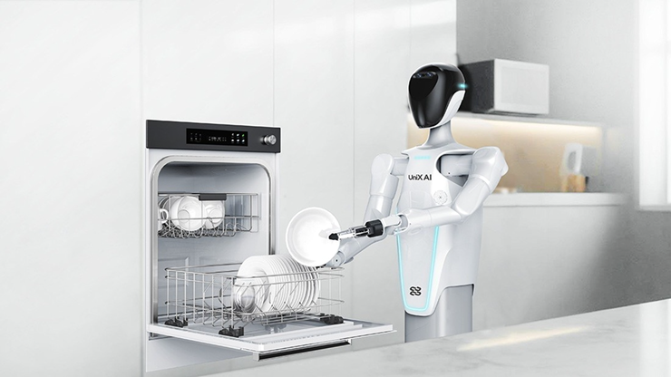 Robot của UniX AI hứa hẹn trở thành người giúp việc thực thụ.