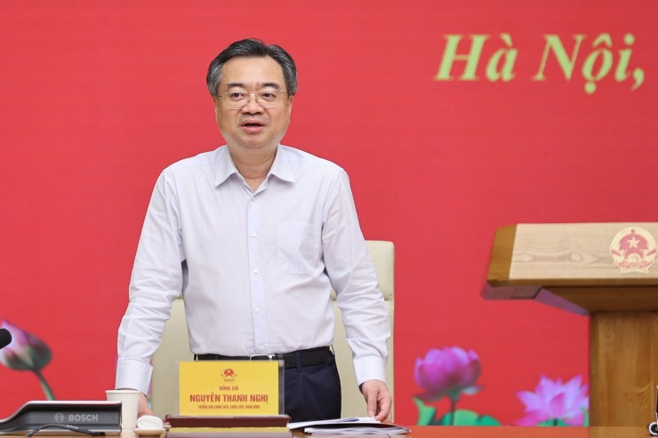 Ông Nguyễn Thanh Nghị phát biểu tại hội nghị. Ảnh: VGP.