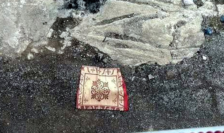 Khu vực nơi nạn nhân rơi xuống. Ảnh: T.T.